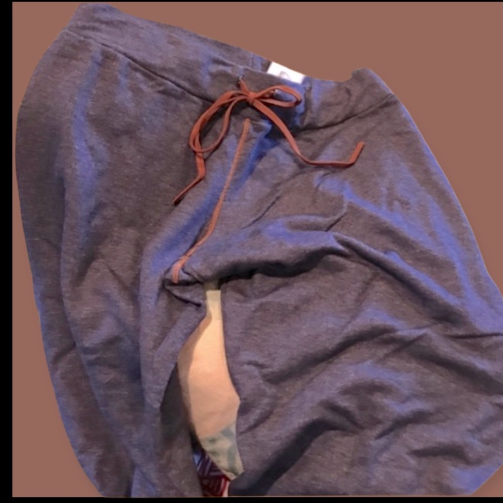 Denim yoga lounge pants